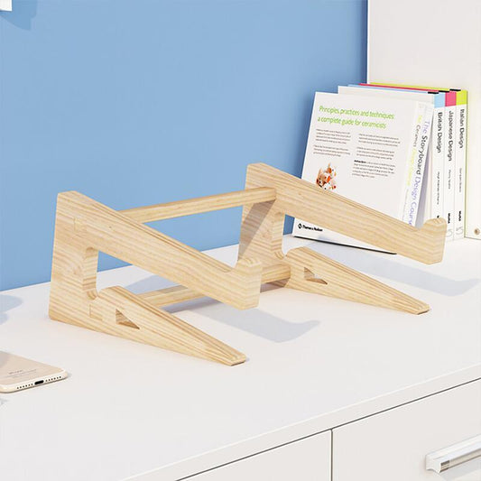 Oyixinger Wood Laptop Stand for Desk & Bed