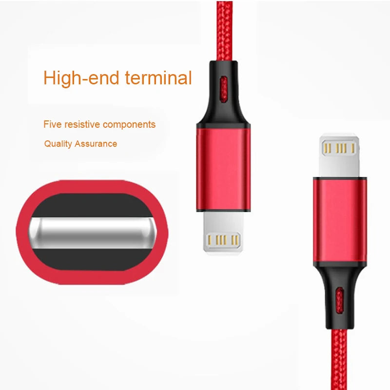 Nephy Fast Charging Cable  | 0.25 to 3 meters USB Charger, Wire Cord, Cable For iPhone