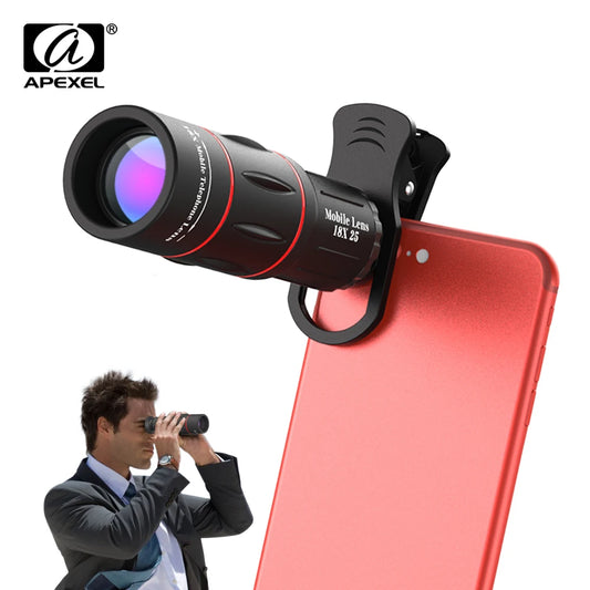 APEXEL 18X Telephoto Lens | Monocular, Phone lens for Mobile Phone, camera lens
