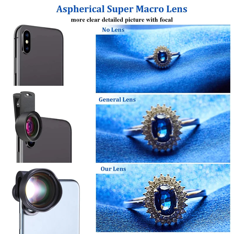 Ulanzi 17mm 10X Macro Lens Universal For iPhone 12 13 14 15 Mini Pro Max Samsung S20 S21 S22 S23 Ultra Huawei XiaoMi Phone Lens