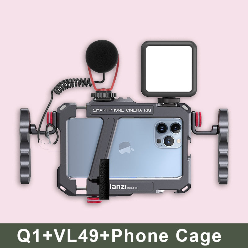 Phone Cage Ulanzi Lino, U Rig Handle | Video rig, Vlogging kit, Photography