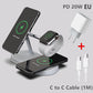 5-in-1 Wireless Charger with Night Light | Fast Charging, Magnetic
