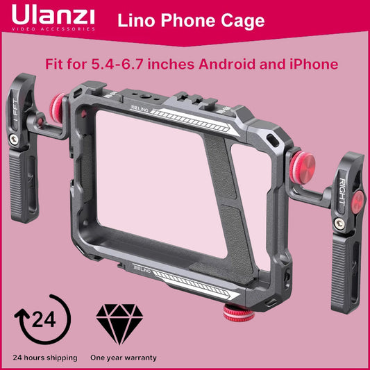Phone Cage Ulanzi Lino, U Rig Handle | Video rig, Vlogging kit, Photography