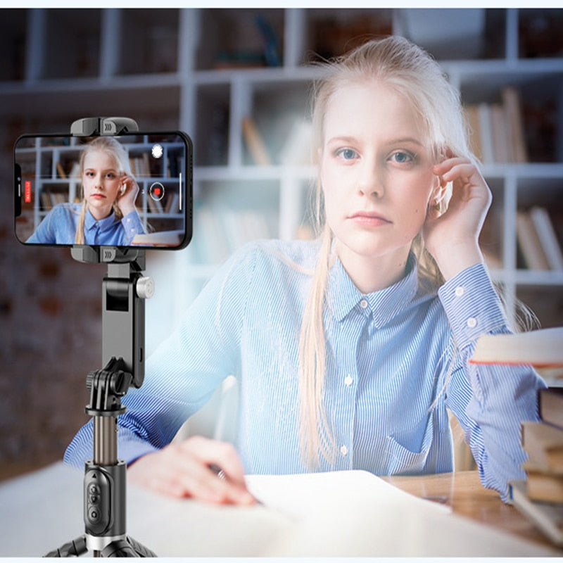 360° Smartphone Gimbal Stabiliser | Selfie Stick, 2 Axis (Vlogging, Foldable)