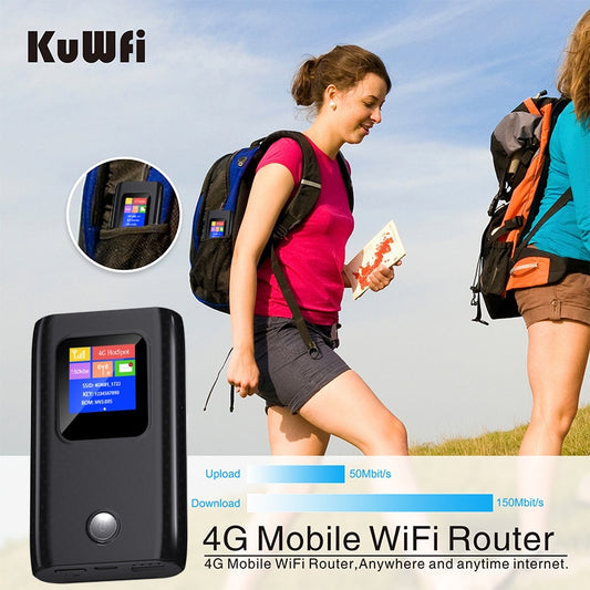 Unlock 4G LTE Wireless Router Hotspot | 150Mbps Portable Wifi Hotspot