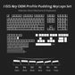 165 Pudding Double Shot Keycaps | 100%, 75%, TKL, 65%, and 60% keyboards.