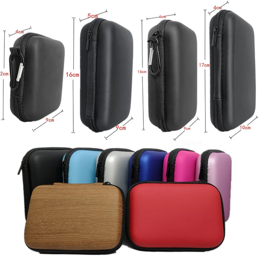 Multi-Size And Color EVA Storage Bag High Quality Earphone Bag Coin Storage Box Charger USB Cable Case Wallet Headphone Box
