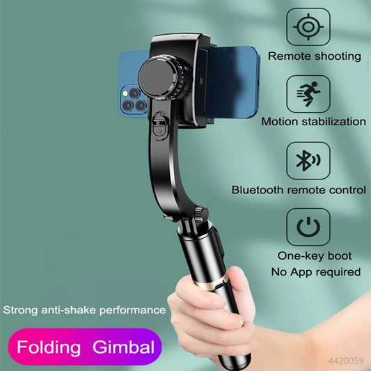 Gimbal Stabilizer Selfie Stick Foldable | tripod, TikTok, Bluetooth, Vlogging
