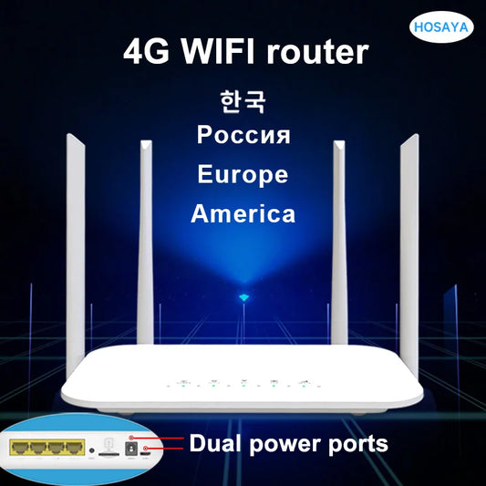 4G CPE 4G wifi router, SIM card Hotspot | CAT4, 32 users, wireless modem LTE router