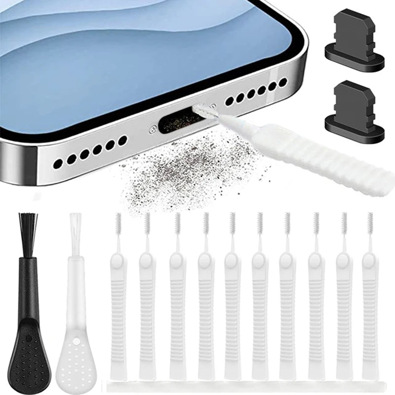 Dust Cleaner kit with Plug | IPhone, iPad, Laptop, USB-A and Type-C ports