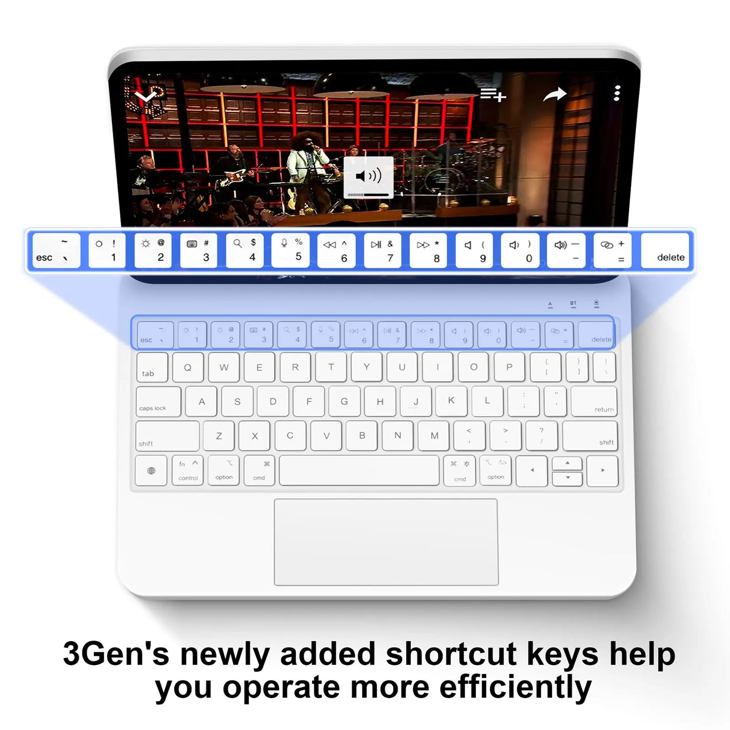 GOOJODOQ Magic Keyboard for iPad Pro 11 12 9 12.9 Air 4 Air 5 for iPad 10th Generation Pro 12 9 6th 5th 4th 3rd Gen Cover Case