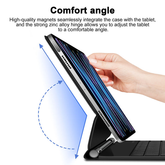 iPad Keyboard Case | GOOJODOQ GK03 | Trackpad, Backlight, Laptop-Like