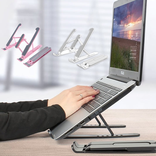 Adjustable Foldable Laptop Stand for Desk | Ergonomic Laptop Riser