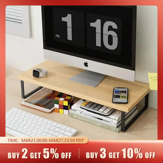 Wooden Laptop Stand | Desk Organizer | Home Office Accessories