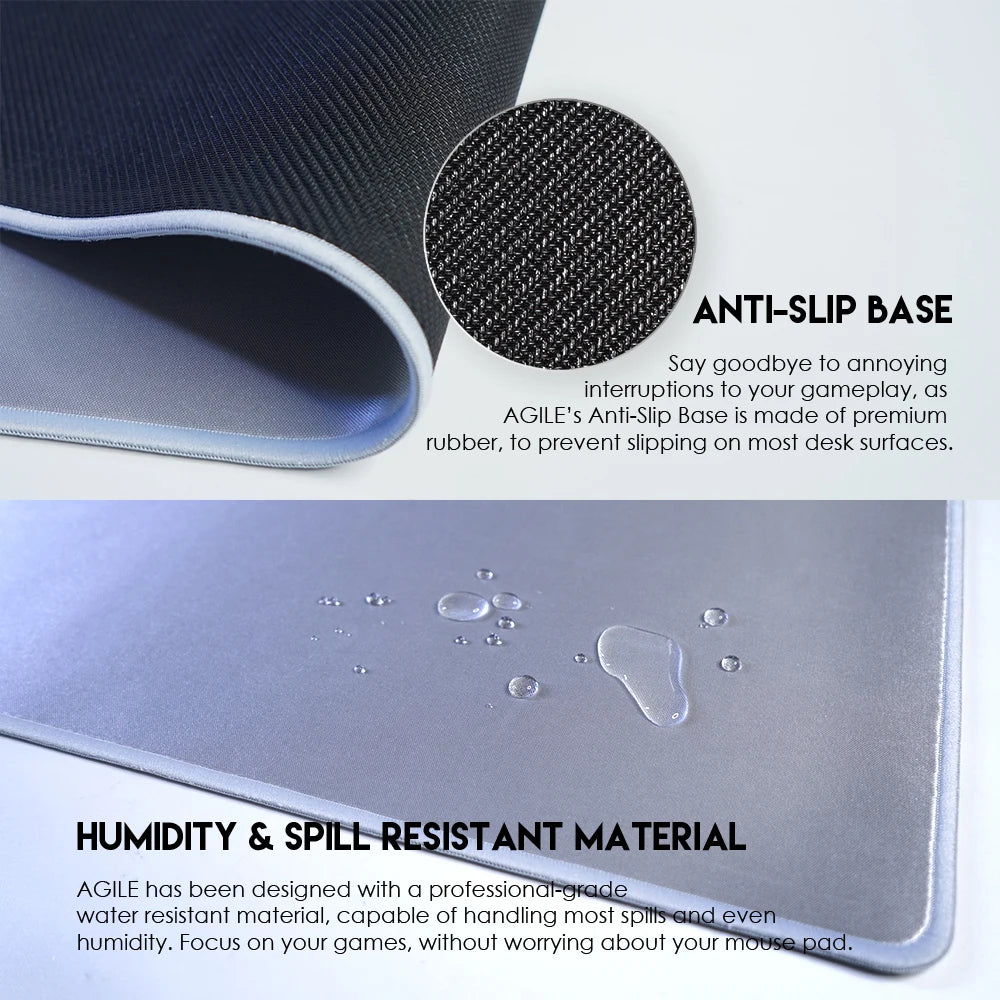 FANTECH AGILE MP903 Gaming Mousepad Large Mouse Mats Mouse  Keyboard Pad Water-Resistant Coating Anti-Fray Edge Stitching