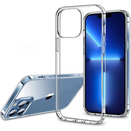 Clear Silicone Soft Case for iPhone 14 Pro Max Cases for iphone 5 6 6s 7 8 X XS Max 11 12 13 14 Plus SE Transparent Cases