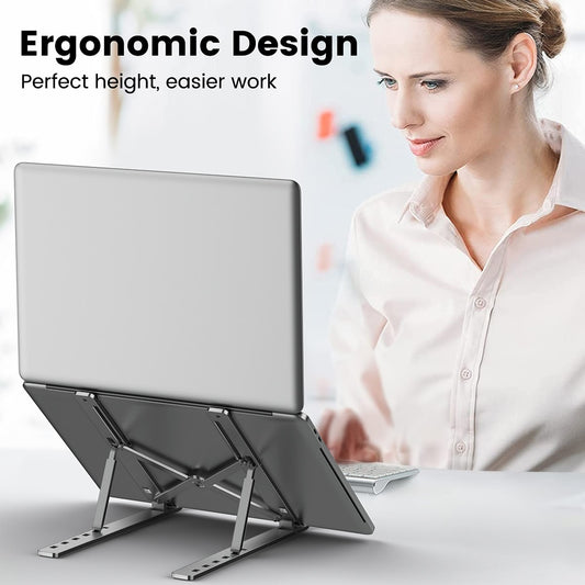 Adjustable Laptop Stand | Ergonomic, Foldable and Light