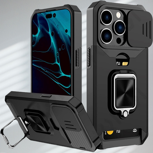 Ultimate iPhone Protection | Ultra-Protective Case, Card Holder, Kickstand & Magnetic Mount