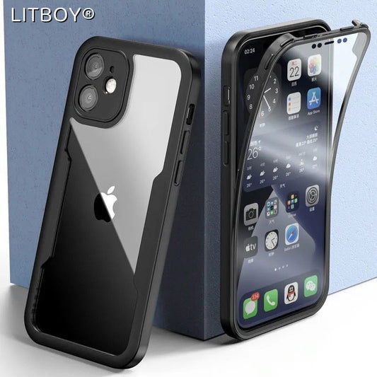iPhone 360 Full Body Case - Luxury 360° Protection for iPhone 14 13 12 11