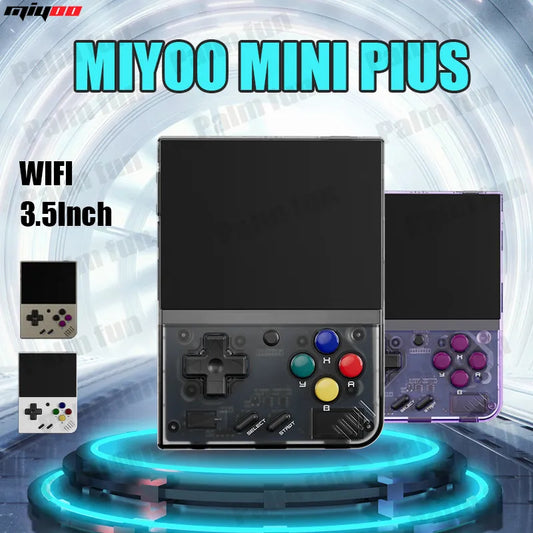 MIYOO MINI Plus V3 Game Console Portable Retro With Wifi Open Source System 3.5Inch Handheld Game Console With 20000+ Games