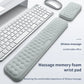 Keyboard Mouse Pad Wrist Rest Protection Relieve Fatigue Laptop Wrist Support Memory Foam Breathable Soft Mat Mouse Pad Arm Rest