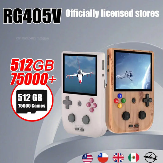 Anbernic RG405V Handheld Console | Retro Gaming, 4-inch touchscreen, 70,000+ games