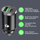 Mini Car Charger (30W to 100W) | Fast Charge for iPhone/Android, USB-A and Type-C