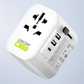Universal Travel adapter, Power Charger | All-in-one Travel plug adapter 3-USB