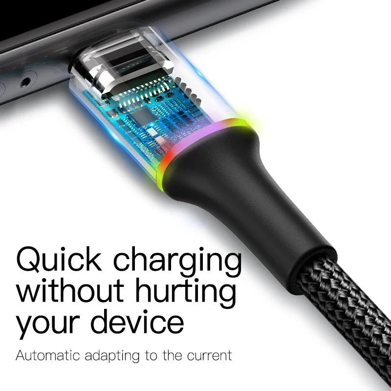 Baseus Fast Charging Cable for iPhone | USB to iOS, Lighting, Data Cable, Data Cord