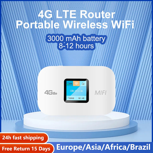 Benton M100 Portable Wi-Fi Router | Portable 3G-4G, Unlocked Mobile Wifi Hotspots