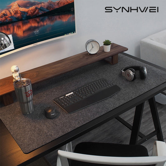 SYNHWEI Felt Desk Mat - Large Desk Mat