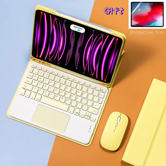 All in one iPad Case with Magic Keyboard and Mouse | Wireless Keyboard