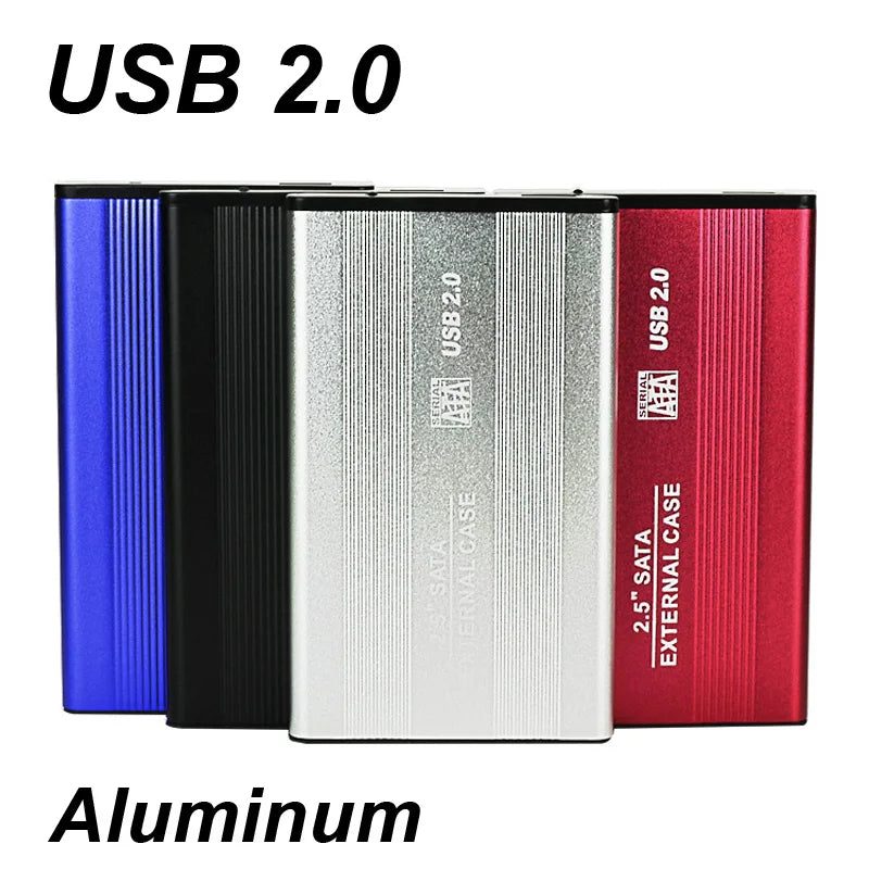 USB 3.0/2.0 2.5 Inch Hard Drive Disk Enclosure HDD External Box Case Aluminum Caddy 2.5" Sata HDD LED Light For Computer TYPE C