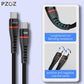 PZOZ 100W USB C to USB Type C Cable PD 5A Fast Charging For iPhone 15 Pro Max MacBook iPad Samsung Xiaomi 60W USBC Charger Cord