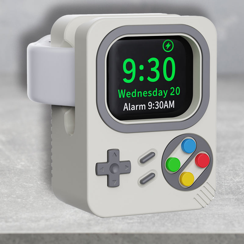 Retro Computer Apple Watch Charger Stand | iWatch Charger | Charging Base