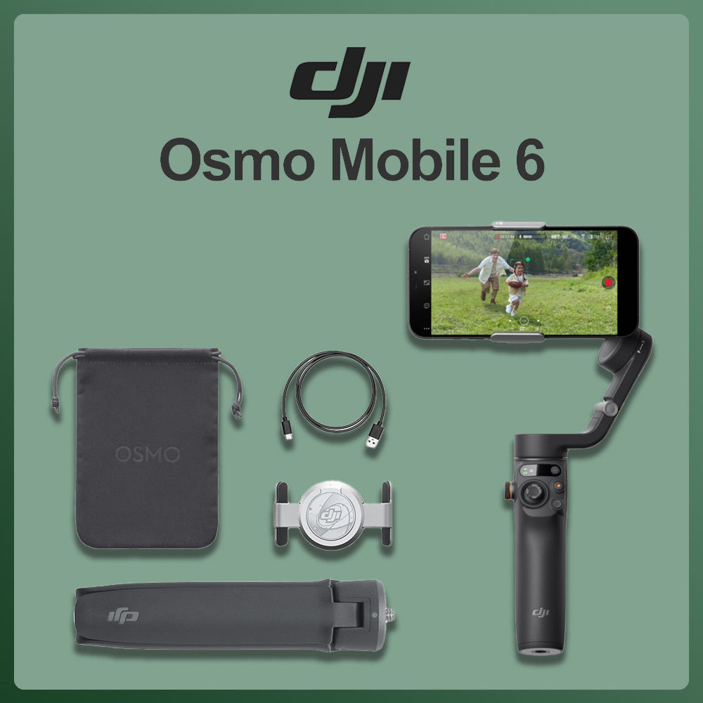 DJI Osmo Mobile 6, Handheld Gimbal Stabilizer | TikTok, Vlogging, Any smartphone