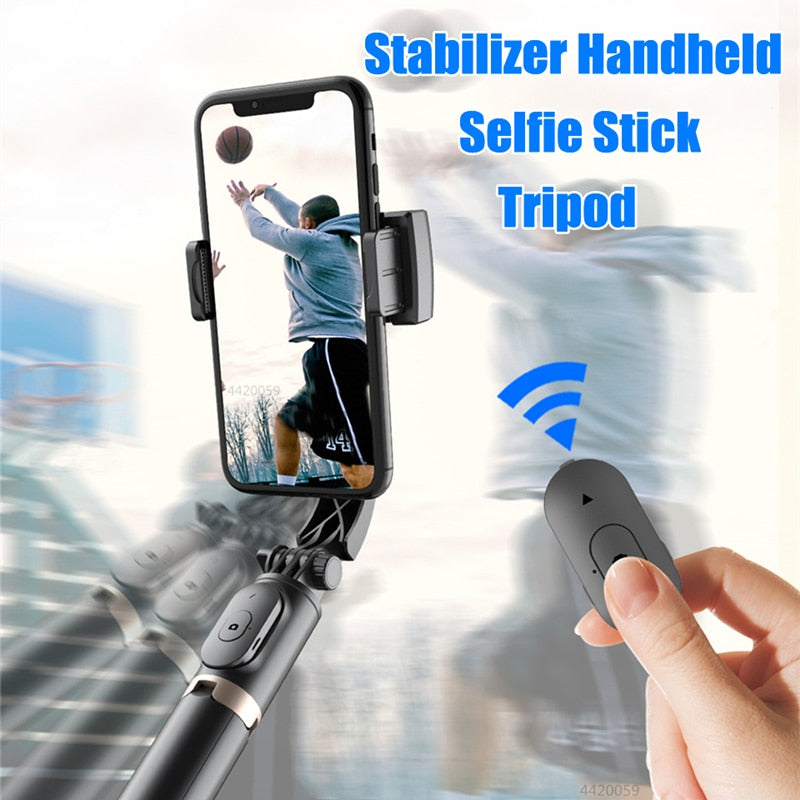 Gimbal Stabilizer Selfie Stick Foldable | tripod, TikTok, Bluetooth, Vlogging