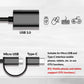 Adapter Cable USB-C to USB 3.0, micro-USB