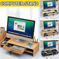 Monitor Riser Storage Rack | Desk organizer, Ergonomic Design, Space-Saving