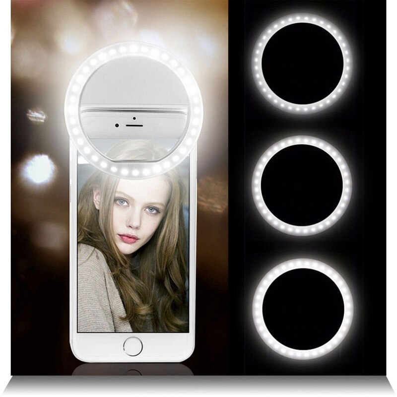 LED Phones selfie light ring, Selfie Light Lamp | Flash for Phone (any device)