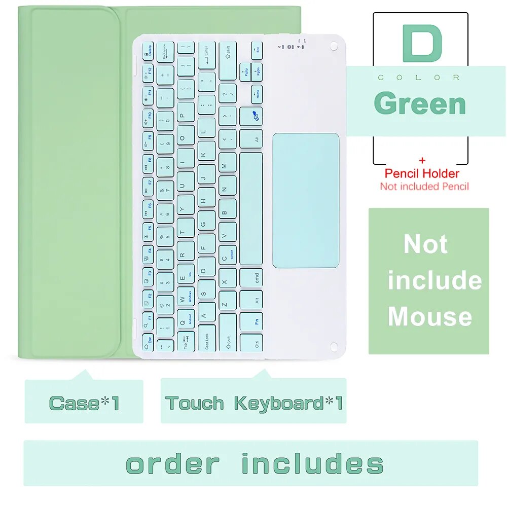 All in one iPad Case with Magic Keyboard and Mouse | Wireless Keyboard