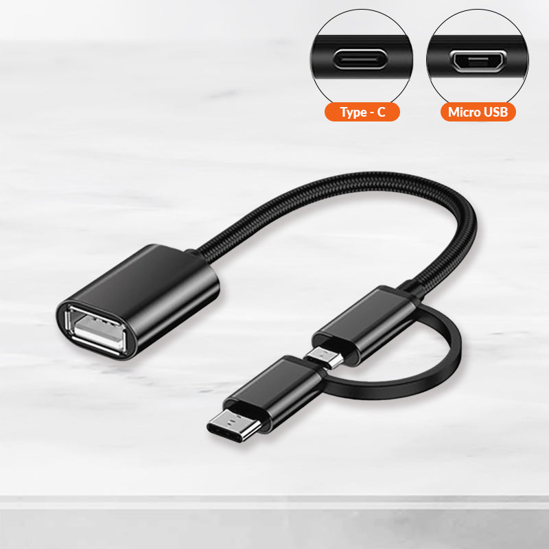 Adapter Cable USB-C to USB 3.0, micro-USB