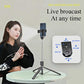 Bluetooth Selfie Stick with Light & Tripod | Broadcast Stand, Foldable