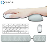 Keyboard Mouse Pad Wrist Rest Protection Relieve Fatigue Laptop Wrist Support Memory Foam Breathable Soft Mat Mouse Pad Arm Rest