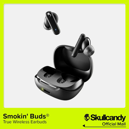 Skullcandy S2TAW-R740 Wireless Bluetooth Earphones | Smart Mic, Earbuds, IPX4