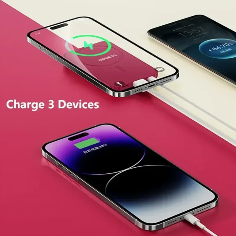 Xiaomi Magnetic Qi Wireless Charger Power Bank | Magsafe, External Battery, Fast Qi