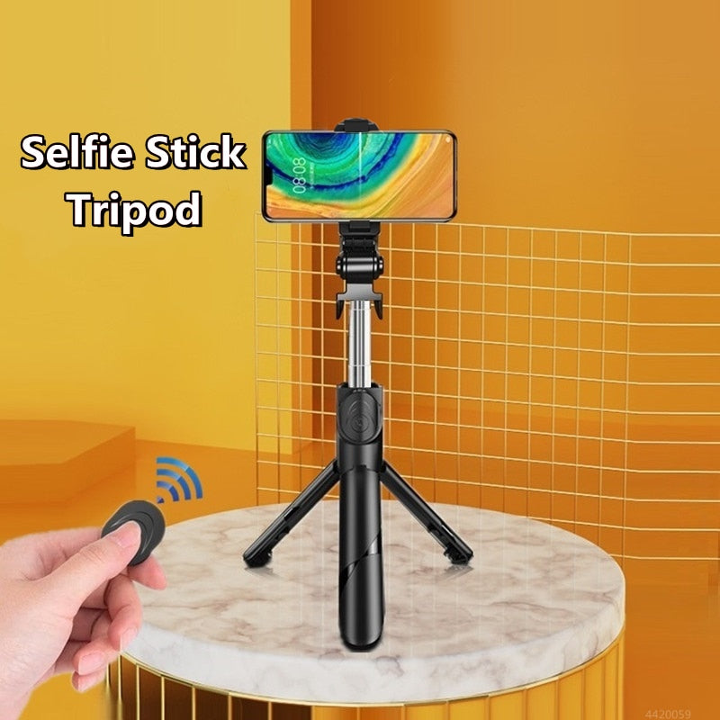 Bluetooth Selfie Stick Tripod Remote Shutter Foldable  | Vlogging, TikTok