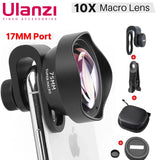 Ulanzi 17mm 10X Macro Lens Universal For iPhone 12 13 14 15 Mini Pro Max Samsung S20 S21 S22 S23 Ultra Huawei XiaoMi Phone Lens