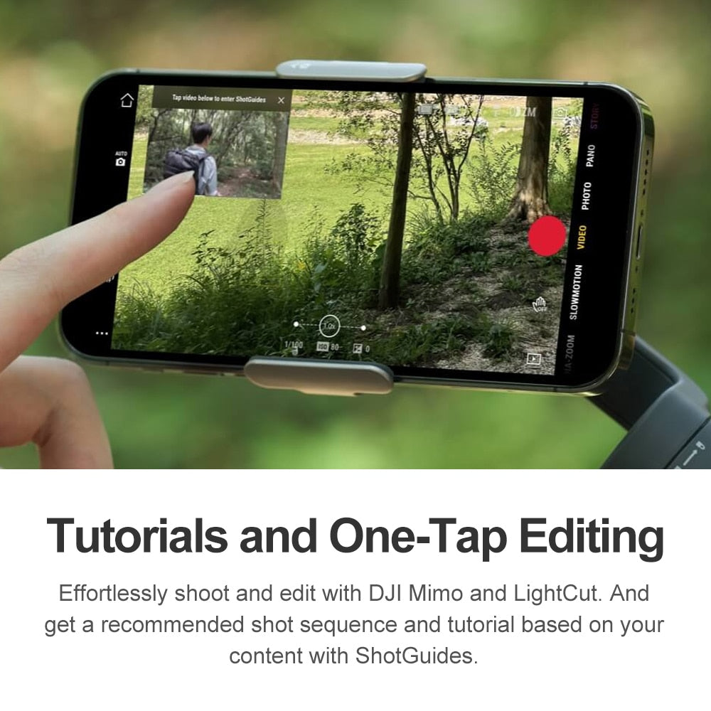 DJI Osmo Mobile 6, Handheld Gimbal Stabilizer | TikTok, Vlogging, Any smartphone