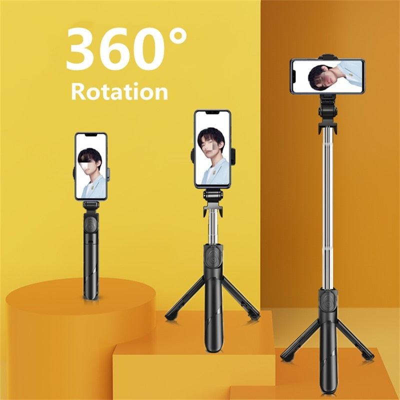 Bluetooth Selfie Stick Tripod Remote Shutter Foldable  | Vlogging, TikTok